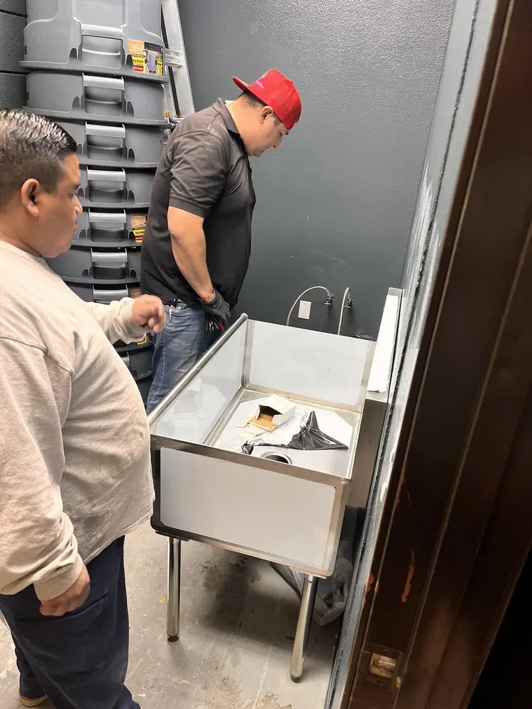 Commercial plumbing and sink installation in Smiths Corner