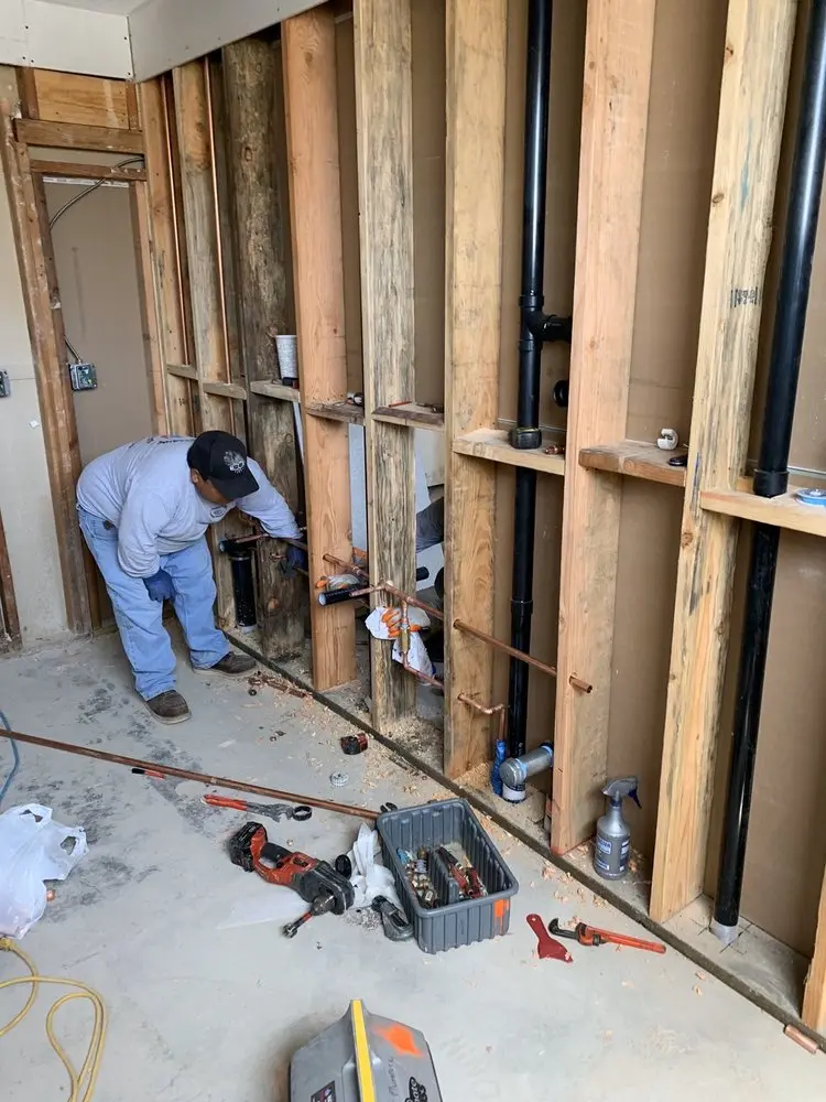 Commercial rough-in plumbing for Gas Line Repair in Smiths Corner